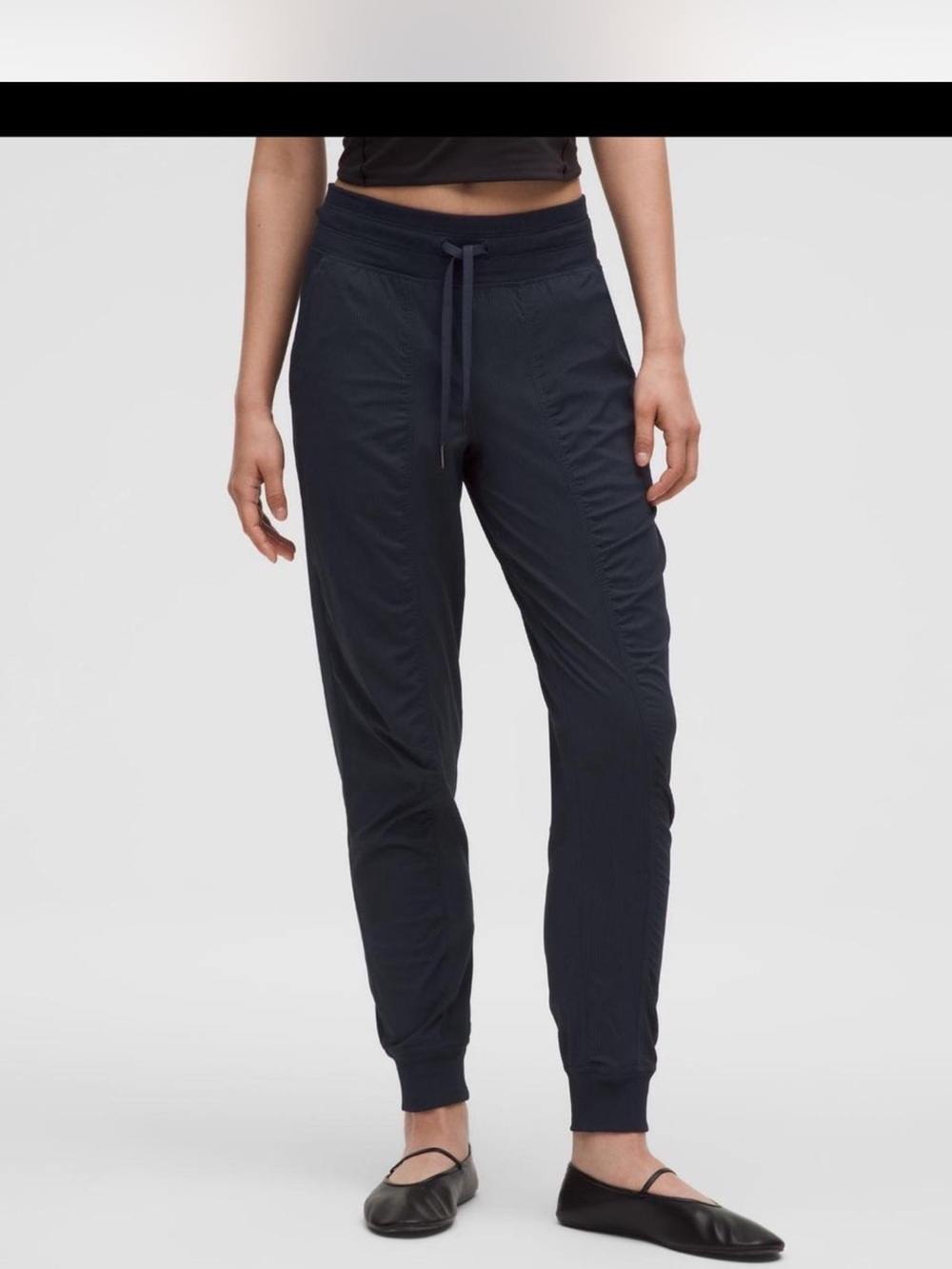 lululemon Dance Studio Navy Drawstring Track Joggers